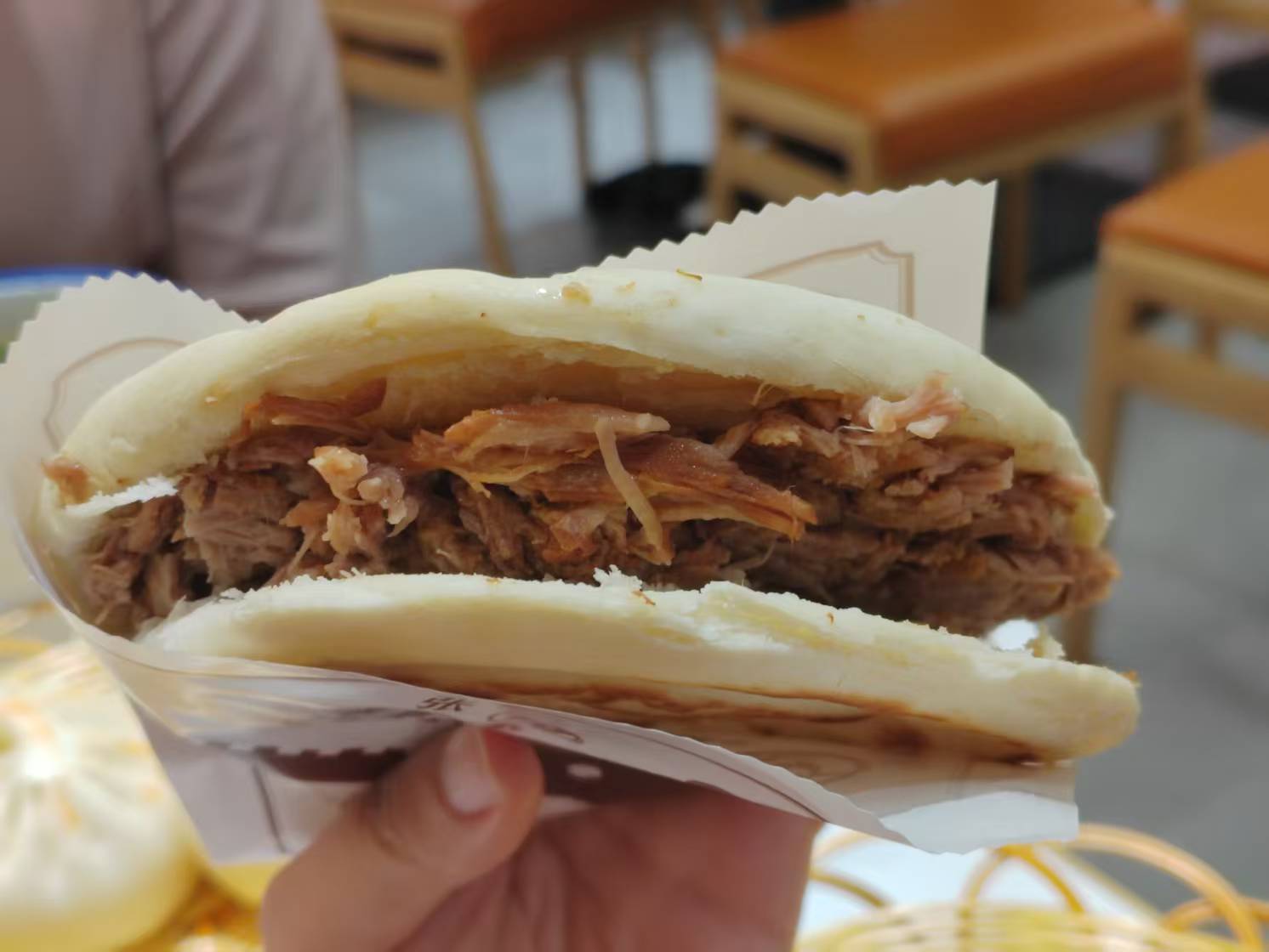 pork roujiamo meat